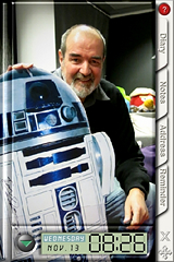 Tony Dyson and R2-D2 EasyNoter
